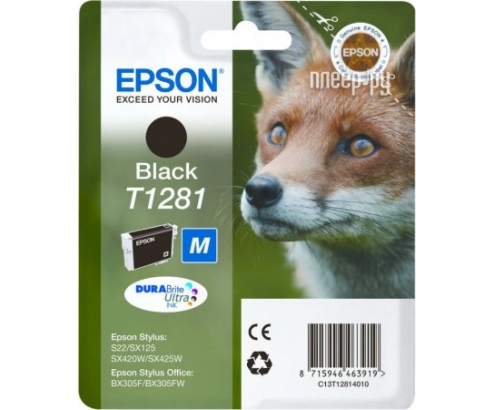 CARTUCHO EPSON T1281 NEGRO C13T12814021