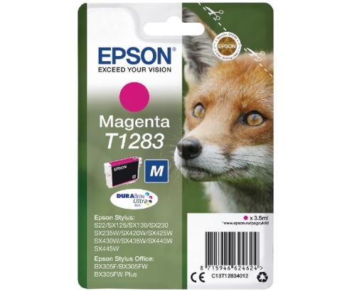 CARTUCHO EPSON T1283 MAGENTA C13T12834012