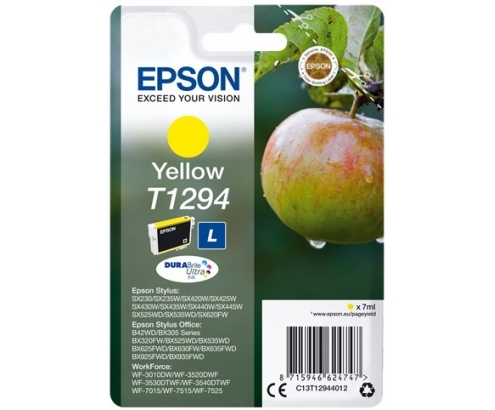 CARTUCHO EPSON T1294 AMARILLO C13T12944012