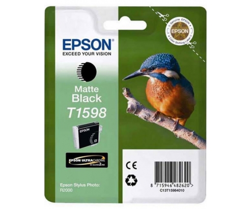 CARTUCHO EPSON T1598 NEGRO MATE C13T15984010