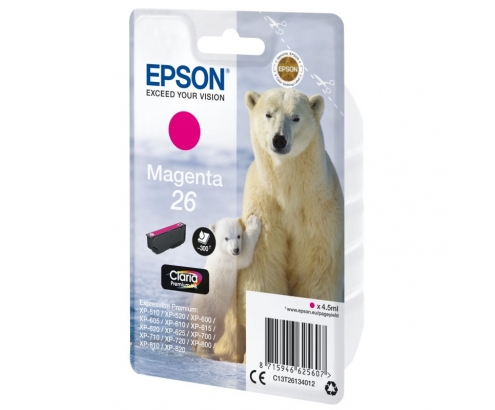 CARTUCHO EPSON T2613 MAGENTA C13T26134022