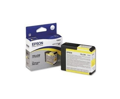 CARTUCHO EPSON T5804 AMARILLO C13T580400 