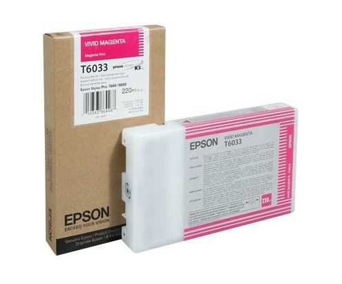 CARTUCHO EPSON T6033 MAGENTA VIVO C13T603300