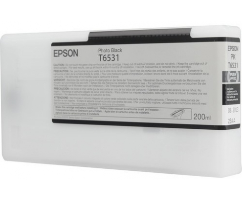CARTUCHO EPSON T6531 FOTO NEGRO C13T653100