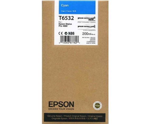 CARTUCHO EPSON T6532 CIAN C13T653200 