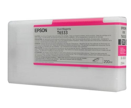 CARTUCHO EPSON T6533 MAGENTA VIVO C13T653300