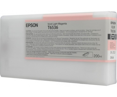 CARTUCHO EPSON T6536 MAGENTA CLARO VIVO C13T653600