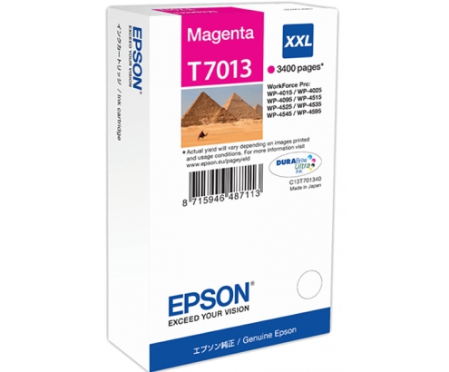 CARTUCHO EPSON T7013 MAGENTA C13T70134010 