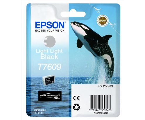 CARTUCHO EPSON T7609 GRIS CLARO C13T76094010