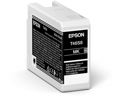 Cartucho Epson UltraChrome Pro 1 pieza Original Negro mate C13T46S800