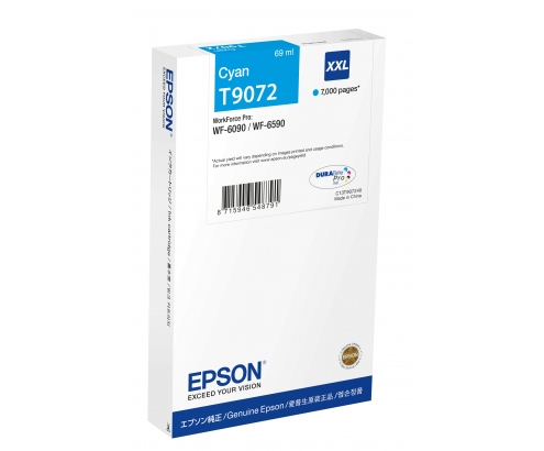 Cartucho Epson WF-6xxx Ink Cartridge Cyan XXL C13T907240