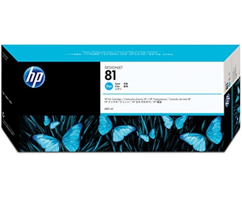CARTUCHO HP 81 C4931A CIAN