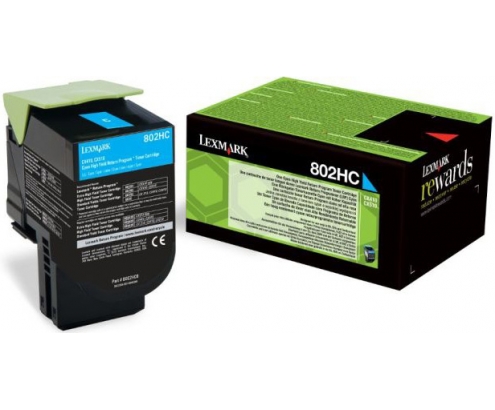 CARTUCHO LEXMARK 802HC CYAN 80C2HC0