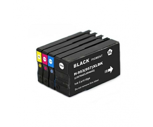 CARTUCHO RECICLADO INKOEM HP N953/957 XL NEGRO M-LOS70AE