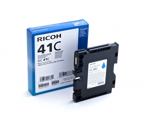 Cartucho ricoh gc41c cian 405762