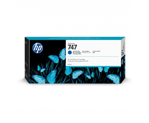 CARTUCHO TINTA HP 747 AZUL CROMATICO P2V85A