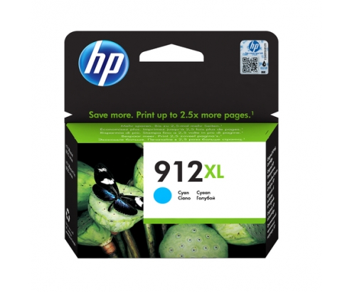 CARTUCHO TINTA HP 912XL CIAN OJ 8022 3YL81AE