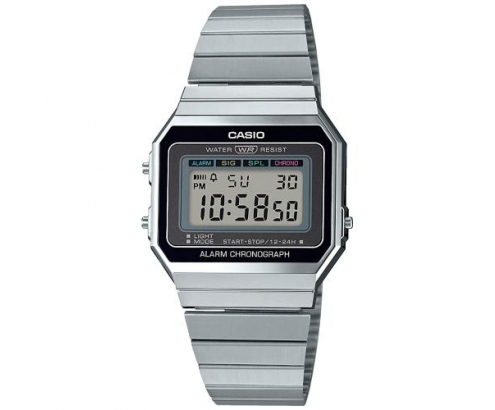 Casio A700WE-1AEF reloj Reloj de pulsera Masculino Cuarzo Plata