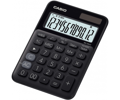 Casio MS-20UC-BK calculadora Escritorio Calculadora básica Negro
