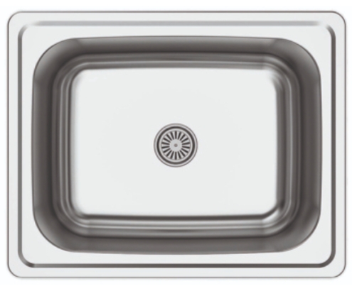 CATA CSS-1 Lavabo sobre-encimera Plaza Acero inoxidable