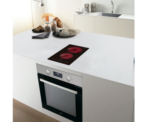 CATA TD 3002 BK Negro Integrado 29 cm Cerámico 2 zona(s)