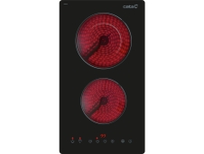 CATA TD 3002 BK Negro Integrado 29 cm Cerámico 2 zona(s)