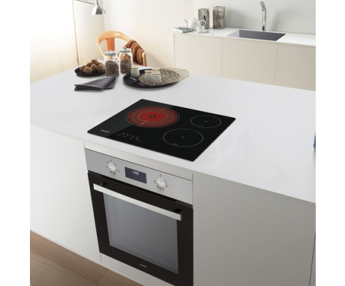 CATA TT 6003 Negro Integrado 59 cm Cerámico 3 zona(s)