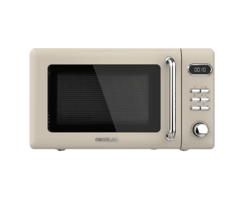 Cecotec 01714 microondas Beige Microondas con grill Encimera 20 L 700 W