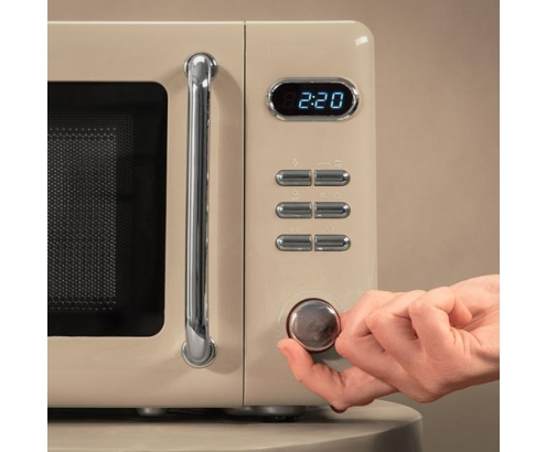 Cecotec 01714 microondas Beige Microondas con grill Encimera 20 L 700 W
