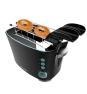 Cecotec 02184 tostadora 7 2 rebanada(s) 650 W Negro, Acero inoxidable