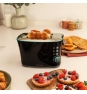 Cecotec 02184 tostadora 7 2 rebanada(s) 650 W Negro, Acero inoxidable