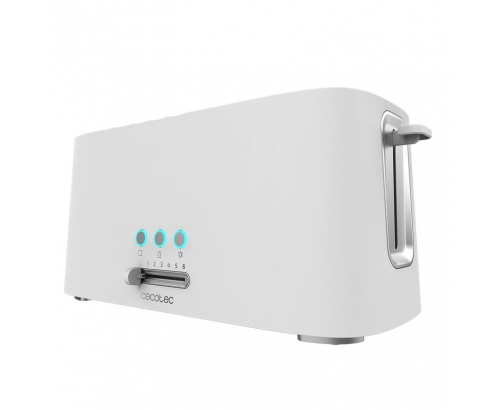 Cecotec 03190 tostadora 4 rebanada(s) 1630 W Blanco