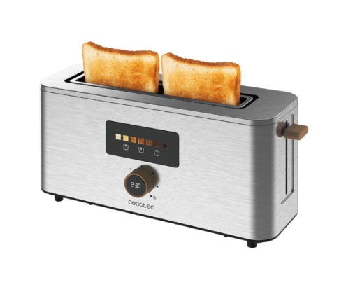 Cecotec 04845 tostadora 7 2 rebanada(s) 1000 W Acero inoxidable