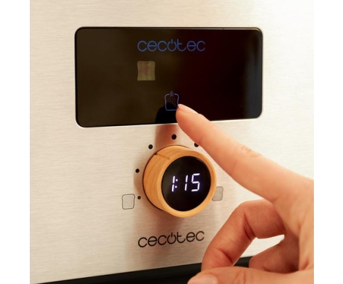 Cecotec 04845 tostadora 7 2 rebanada(s) 1000 W Acero inoxidable