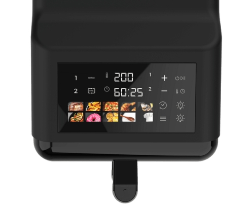 Cecotec Cecofry DuoLevel 12000 Window Doble 12 L Independiente 2900 W Freidora de aire caliente Negro
