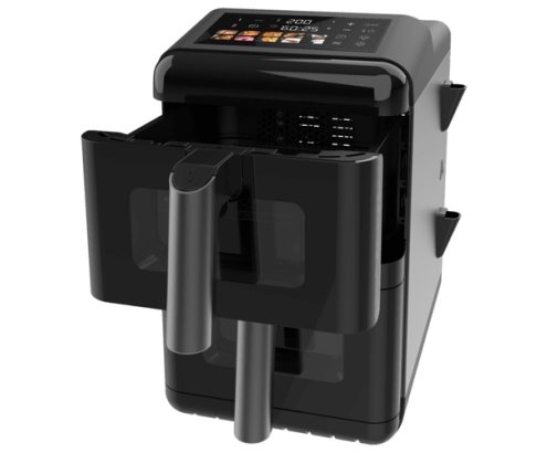 Cecotec Cecofry DuoLevel 12000 Window Doble 12 L Independiente 2900 W Freidora de aire caliente Negro