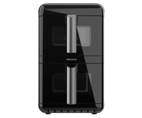 Cecotec Cecofry DuoLevel 12000 Window Doble 12 L Independiente 2900 W Freidora de aire caliente Negro