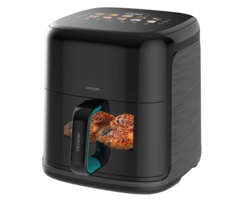 Cecotec Cecofry&Grill Smokin'Prime 6500 Sencillo 6,5 L Independiente 2200 W Freidora de aire caliente Negro