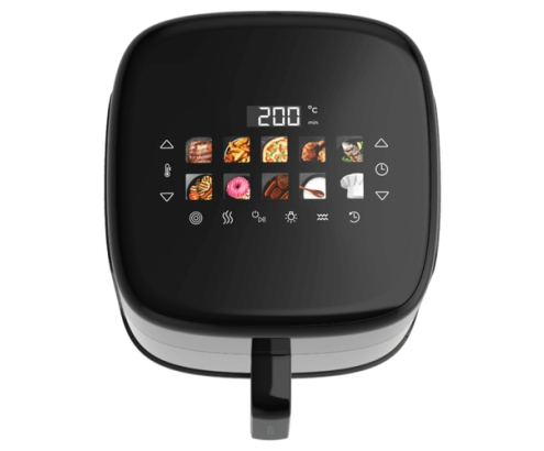 Cecotec Cecofry&Grill Smokin'Prime 6500 Sencillo 6,5 L Independiente 2200 W Freidora de aire caliente Negro