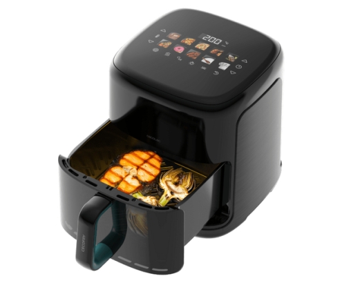 Cecotec Cecofry&Grill Smokin'Prime 6500 Sencillo 6,5 L Independiente 2200 W Freidora de aire caliente Negro