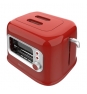 Cecotec RetroVision Red 5 2 rebanada(s) 700 W Rojo, Acero inoxidable