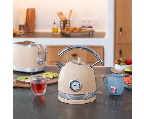 Cecotec ThermoSense 420 tetera eléctrica 1,8 L 2200 W Beige