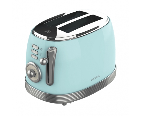 Cecotec Vintage 800 2 rebanada(s) 850 W Azul
