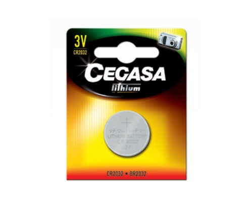 Cegasa 21474 pila doméstica Batería de un solo uso CR2032 Litio