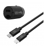 Celly CCMINILIGHT cargador de dispositivo móvil Smartphone Negro Encendedor de cigarrillos Auto