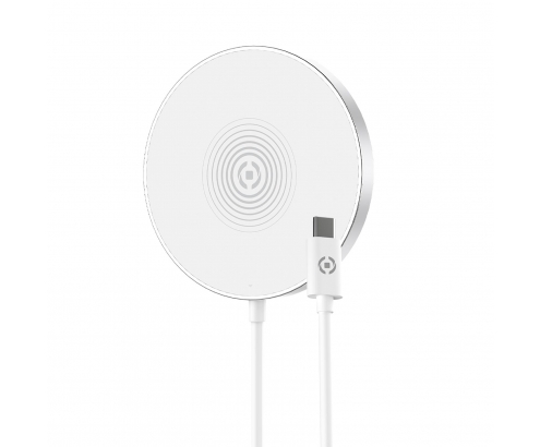 Celly MAGCHARGE cargador de dispositivo móvil Plata, Blanco Interior