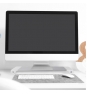 Celly SW DESK USB HUB WH Independiente Blanco