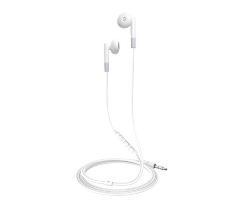 Celly UP300WH auricular y casco Auriculares Alámbrico Dentro de oído Llamadas/Música Blanco