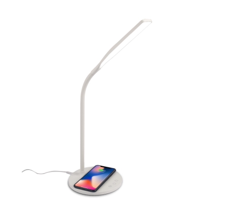 Celly WLLIGHT10WWH cargador de dispositivo móvil Smartphone Blanco USB Cargador inalámbrico Interior