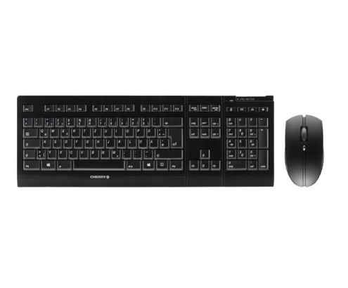 CHERRY B.UNLIMITED 3.0 teclado RF inalámbrico Alemán Negro
